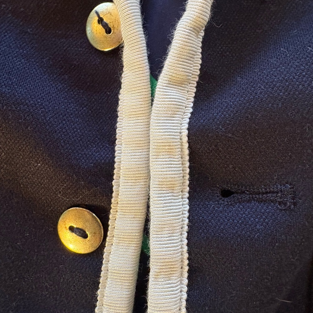 Rowing Blazers x Target Kids Navy Button Blazer 2T Unisex Jacket Boys Girls - Picture 5 of 8